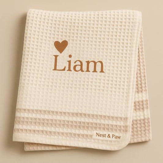 Waffle Muslin Baby Blanket